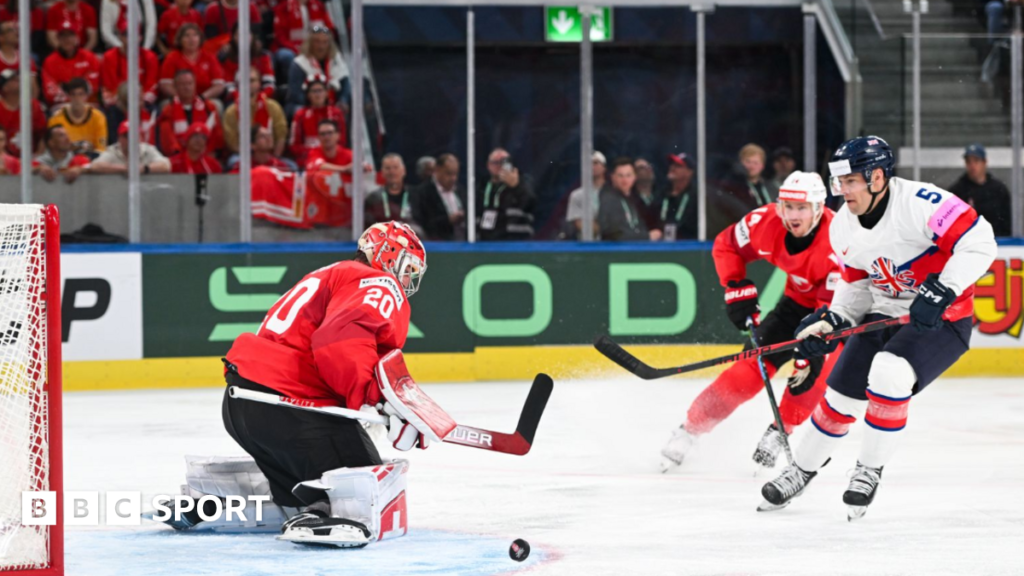 2026 Ice Hockey World Championship: Great Britain lose to favourites Switzerland