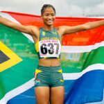 Karabo More, Rogail Joseph, Kristi Snyman, Ansume de Beer and Colette Uys Strike Gold for South Africa in Accra