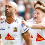 The Prem: Leicester 26-35 Exeter – Chiefs keep up play-off hopes after rare win at Tigers