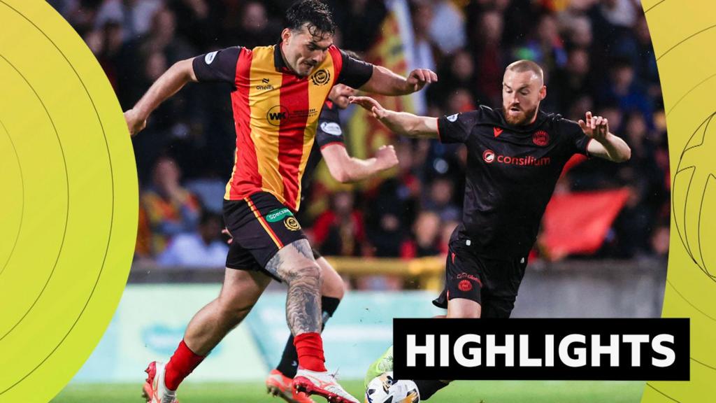 Watch Partick Thistle & St Mirren fight out play-off draw