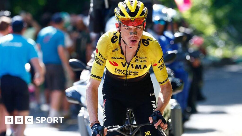 Giro d’Italia: Sepp Kuss wins stage 19 as Jonas Vingegaard closes in on victory