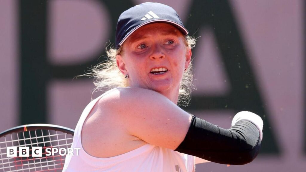 French Open 2026 results: Francesca Jones beaten by Marie Bouzkova