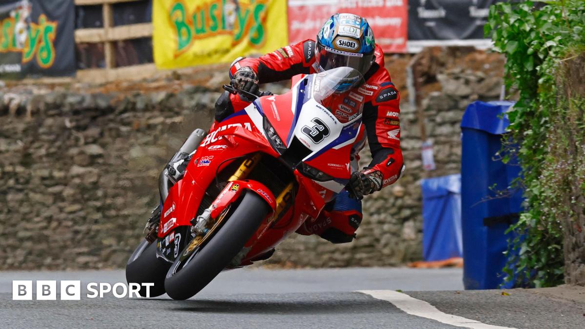 Isle of Man TT: Honda rider Dean Harrison fastest in final qualifying