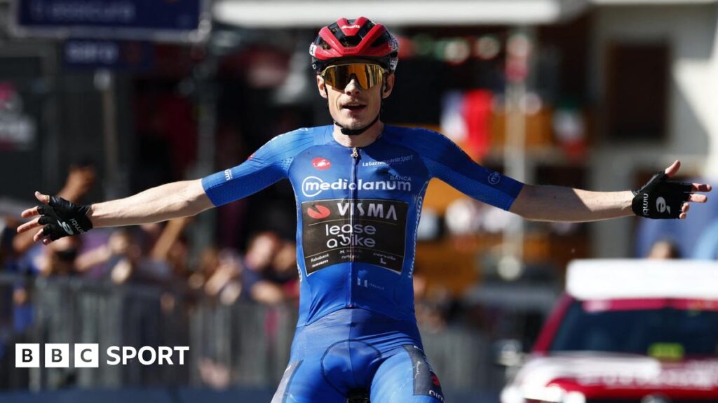 Giro d’Italia 2026: Jonas Vingegaard takes pink jersey with stage 14 victory