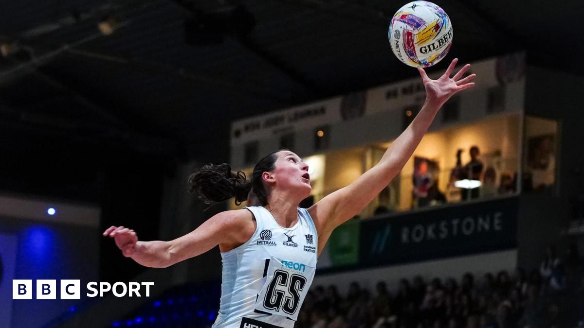Netball Super League: Birmingham Panthers beat Leeds Rhinos to avoid finishing bottom