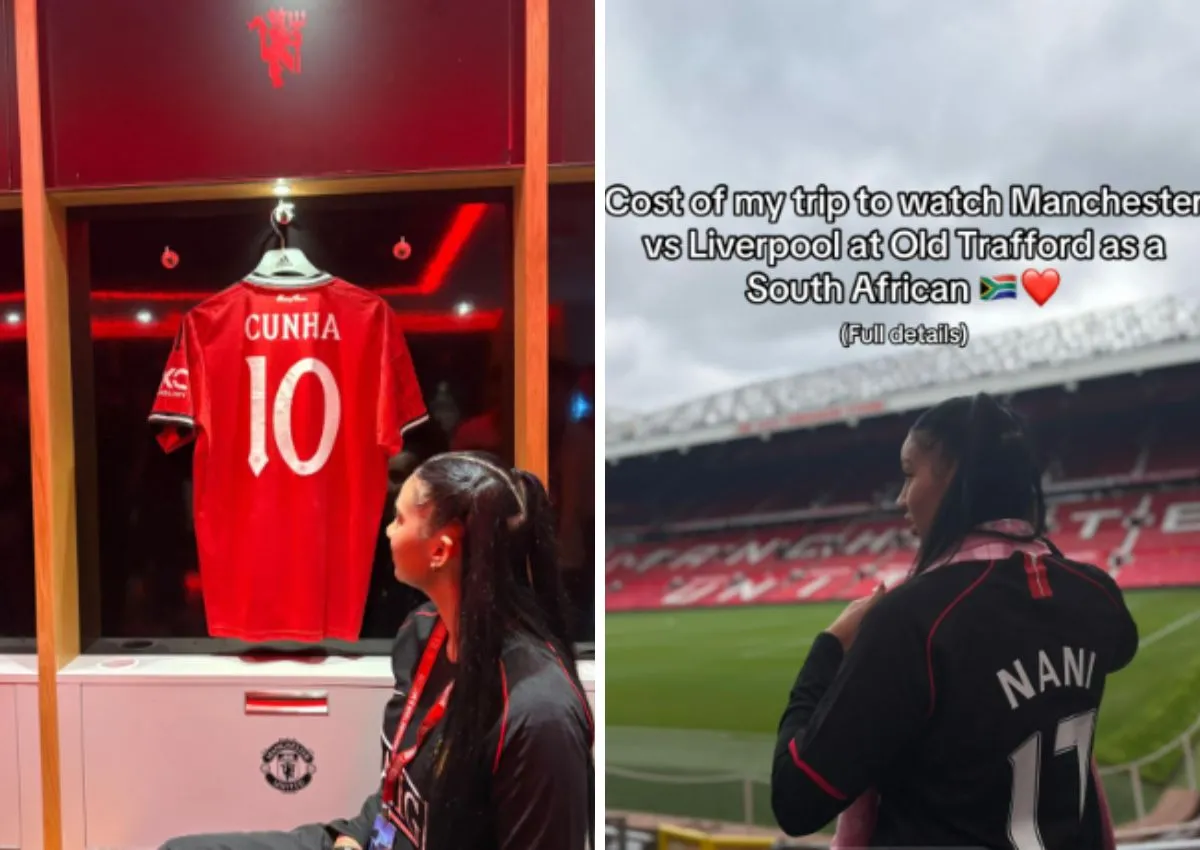 South African Man United fan shares costs of visiting Old Trafford