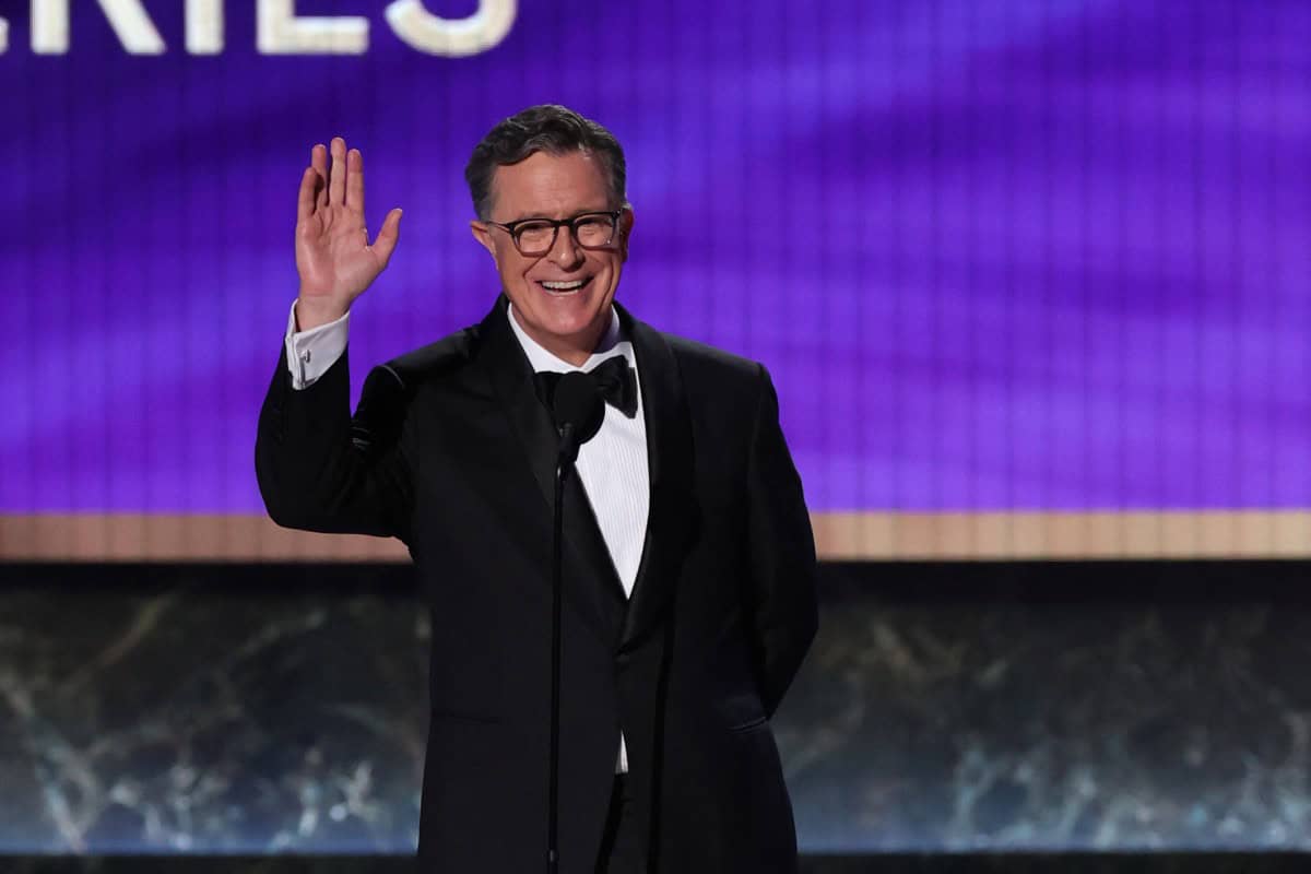 ‘Fired and festive’: ‘Late Show’ host Stephen Colbert bows out