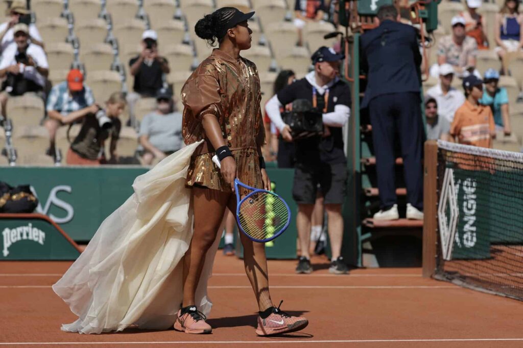 Naomi Osaka’s showstopping couture moment at the French Open
