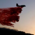 IN PICTURES: Sandy fire forces evacuations as firefighting aircraft battle fast-moving blaze in California