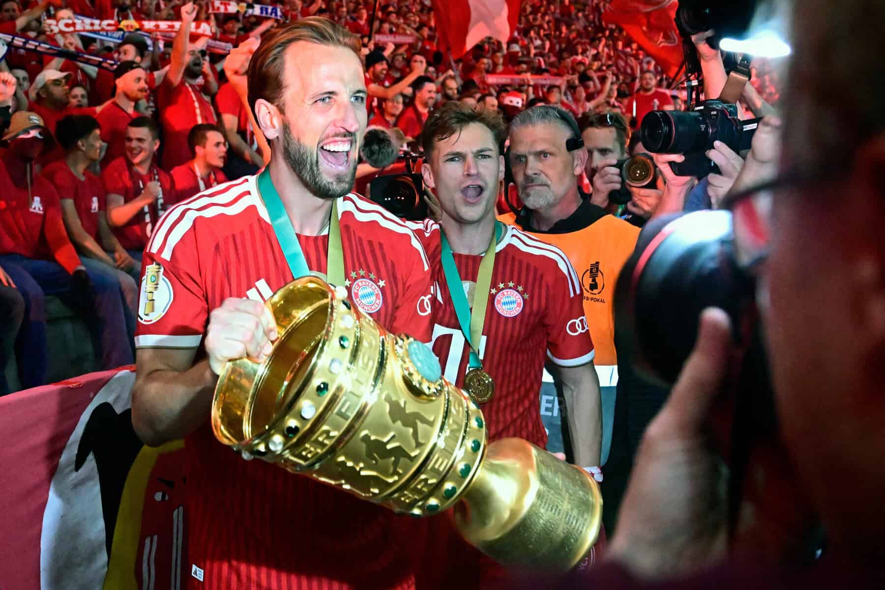 Bayern salute ‘best transfer ever’ Kane after 21st German Cup triumph