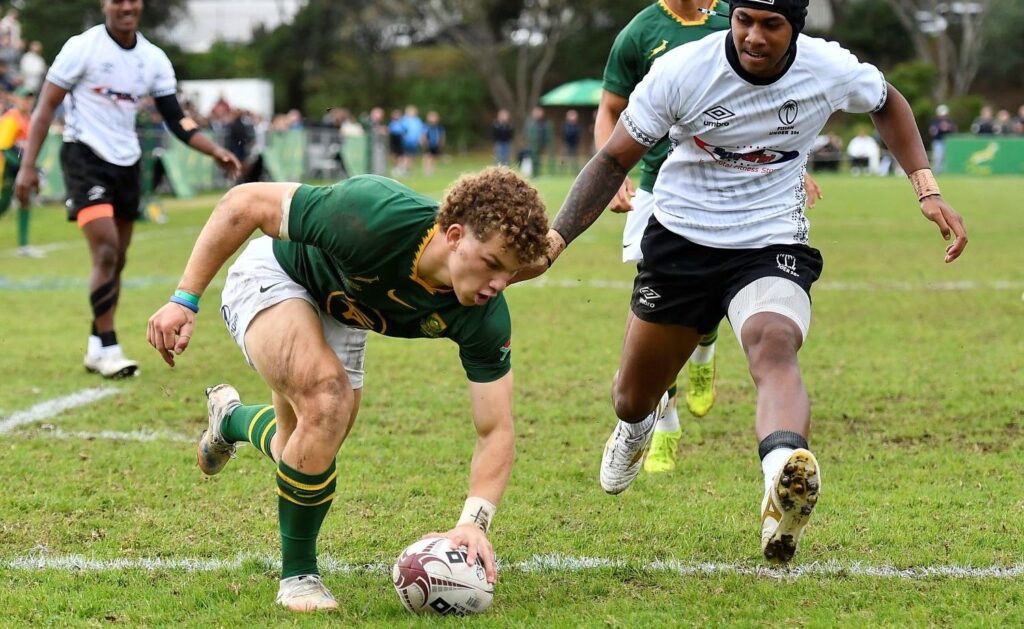 Giliomee stars as Junior Boks trounce Fiji