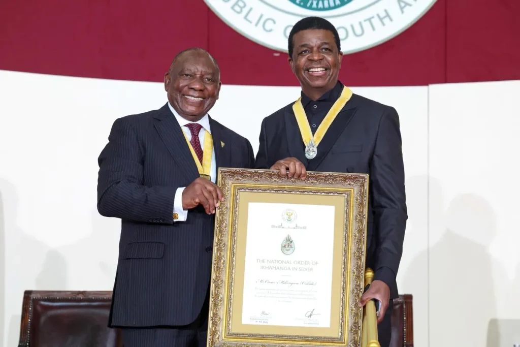 Ramaphosa honours Oskido for shaping South African music