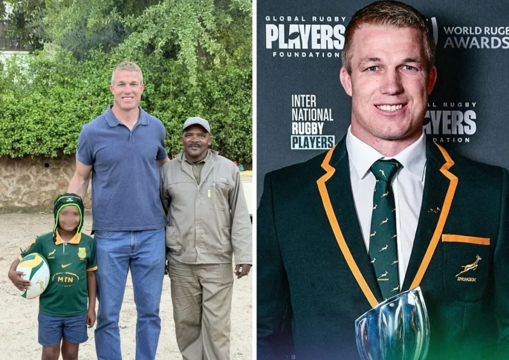Pieter-Steph du Toit shares sweet moment with Springbok fan