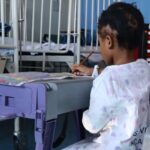 Portable desks help long-term child patients keep learning