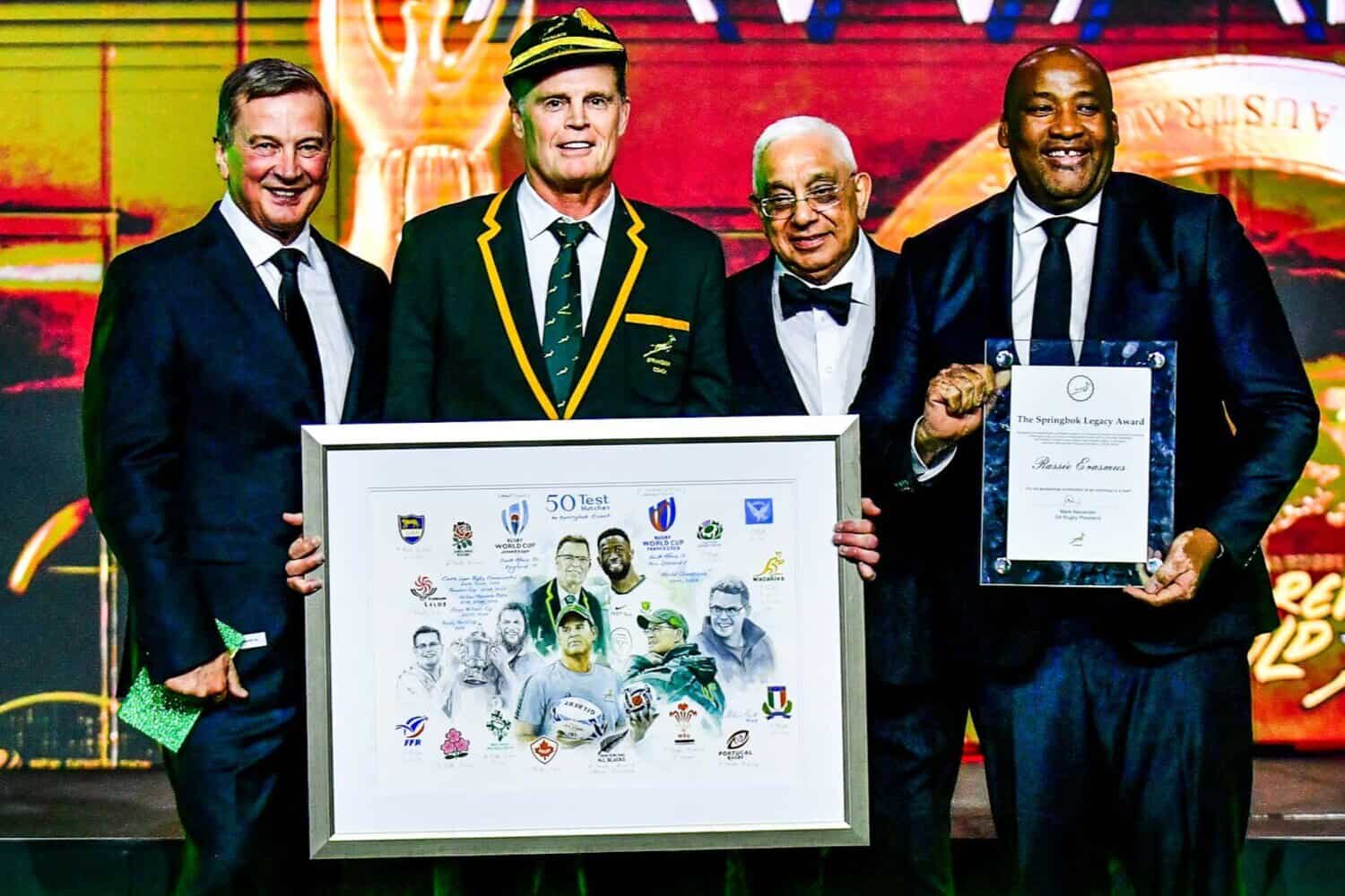 ‘Outstanding contribution’: Rassie Erasmus receives National Order