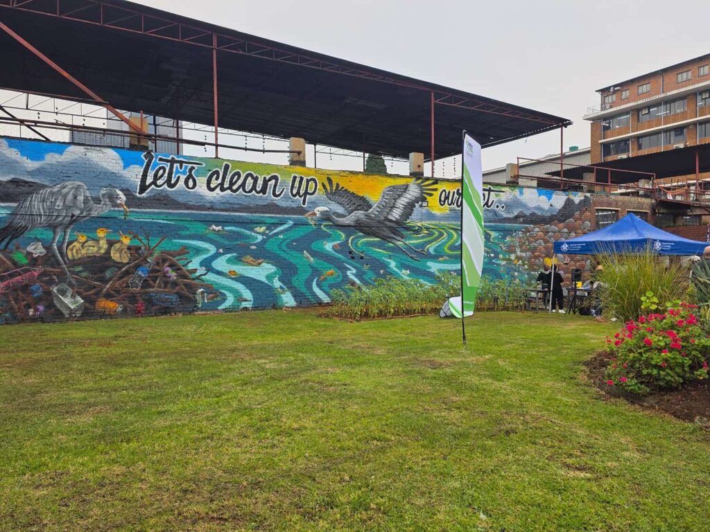 TUT mural turns Pretoria wall into water plea