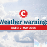 Cool weather and thundershowers expected on Thursday