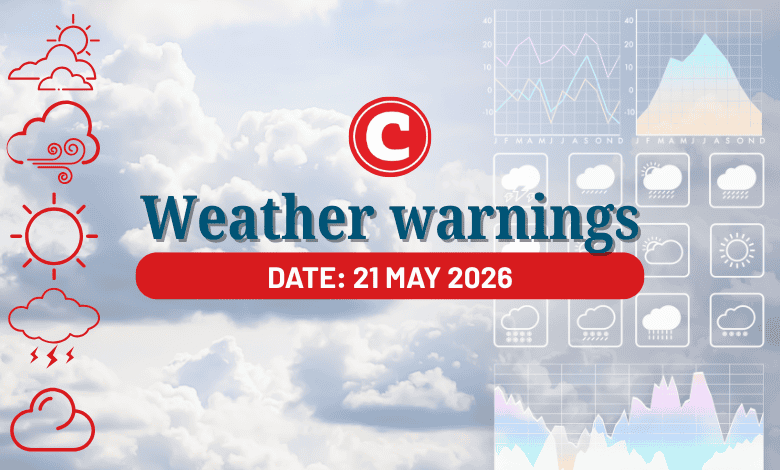 Cool weather and thundershowers expected on Thursday