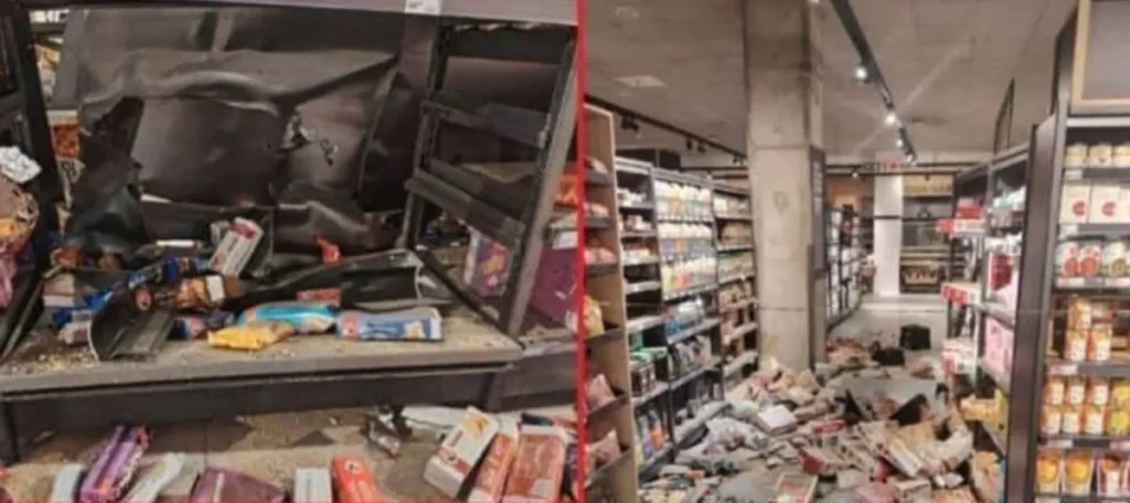 Explosive device detonates inside Woolworths