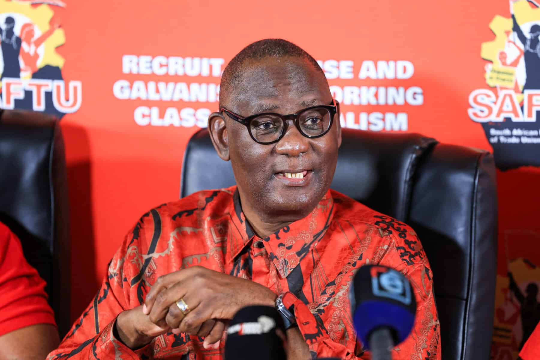 ‘We will not sit at same table’: Saftu snubs SACP conference, attacks ANC alliance politics