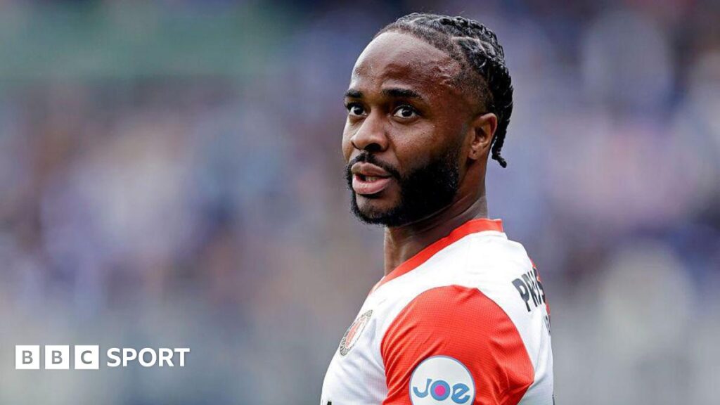 Raheem Sterling arrested on suspicion of drug-driving after motorway crash