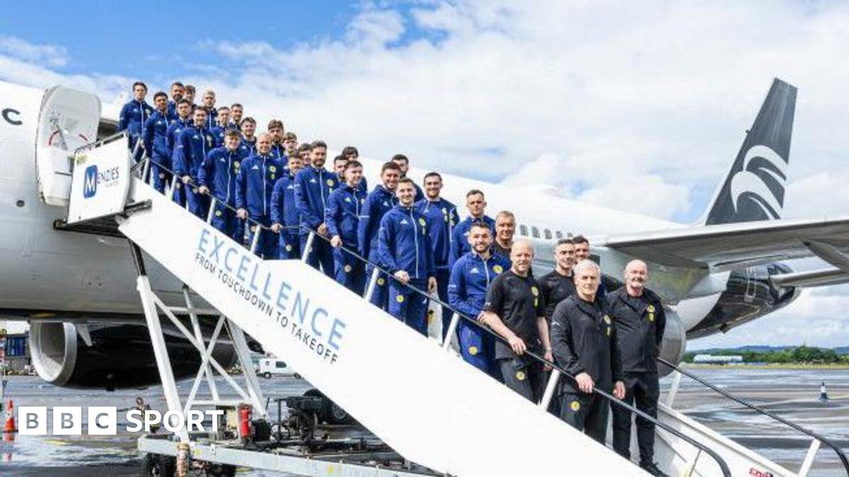 Scotland set off for World Cup – in pictures