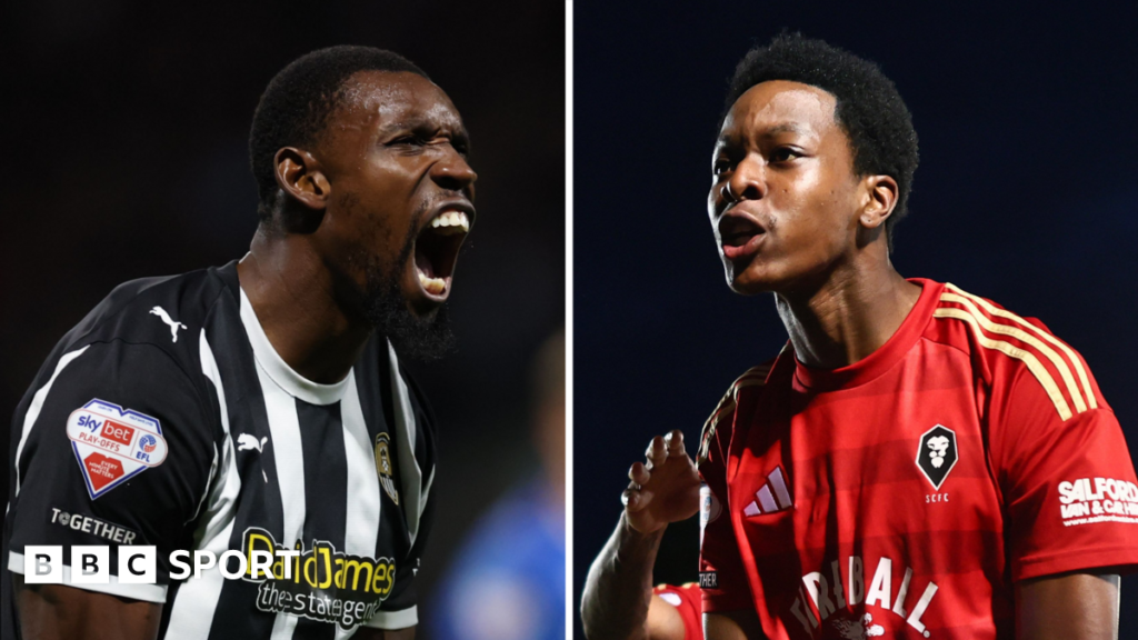 League Two play-off final: Notts County v Salford City a clash of the ages at Wembley