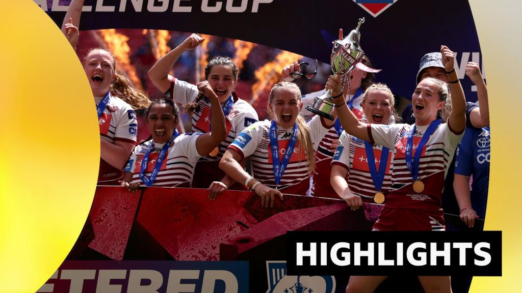 Wigan retain women’s Challenge Cup after thrashing St Helens