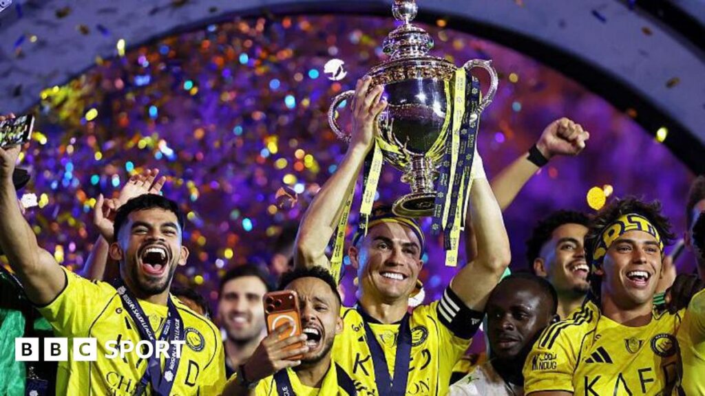 Cristiano Ronaldo wins first Saudi Pro League title for Al-Nassr