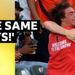 Baseball fan gets lucky with two catches in one night
