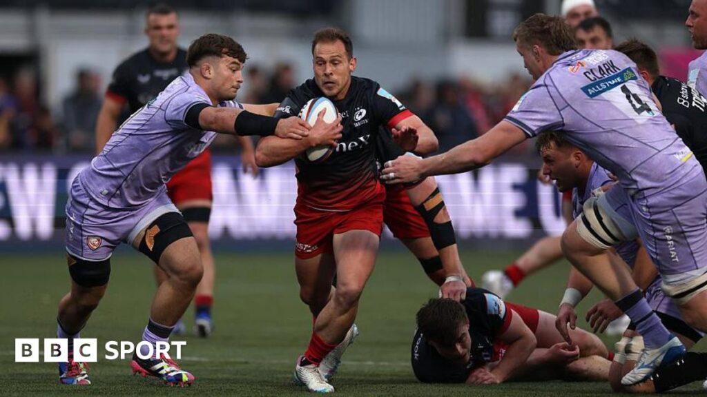 The Prem: Saracens 30-14 Gloucester: Saracens surge towards top four with fourth straight win