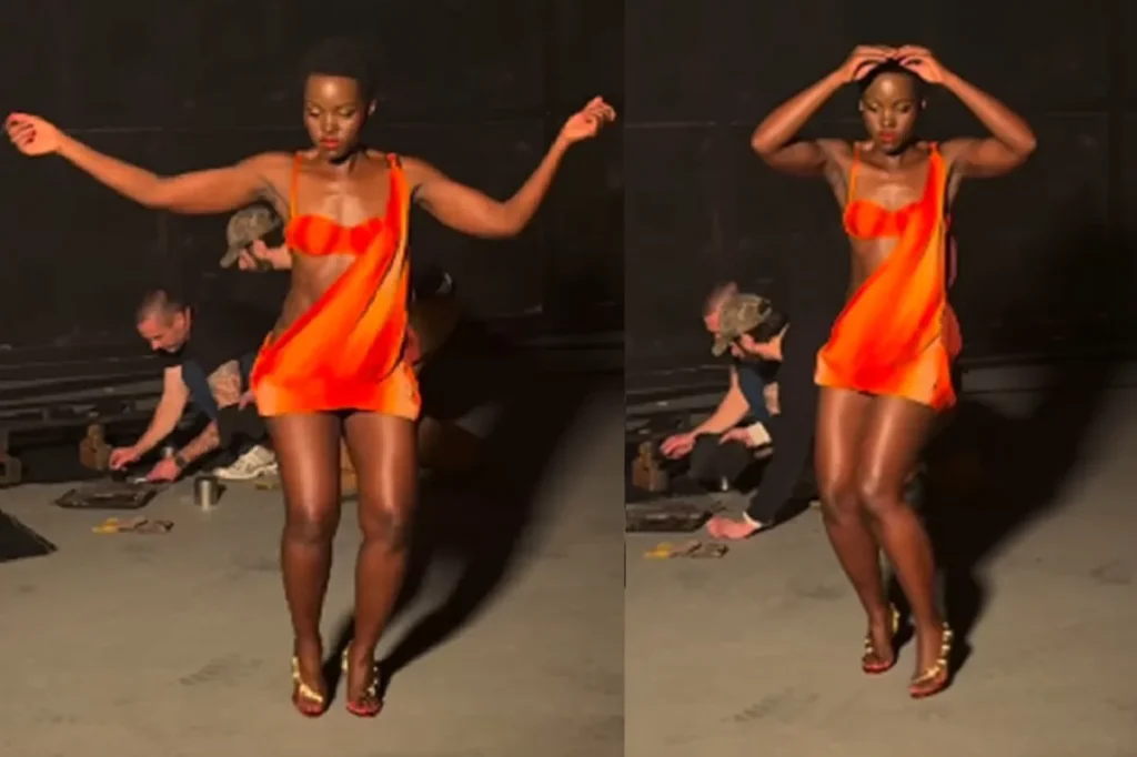 Lupita Nyong’o lets loose in a BTS dance break