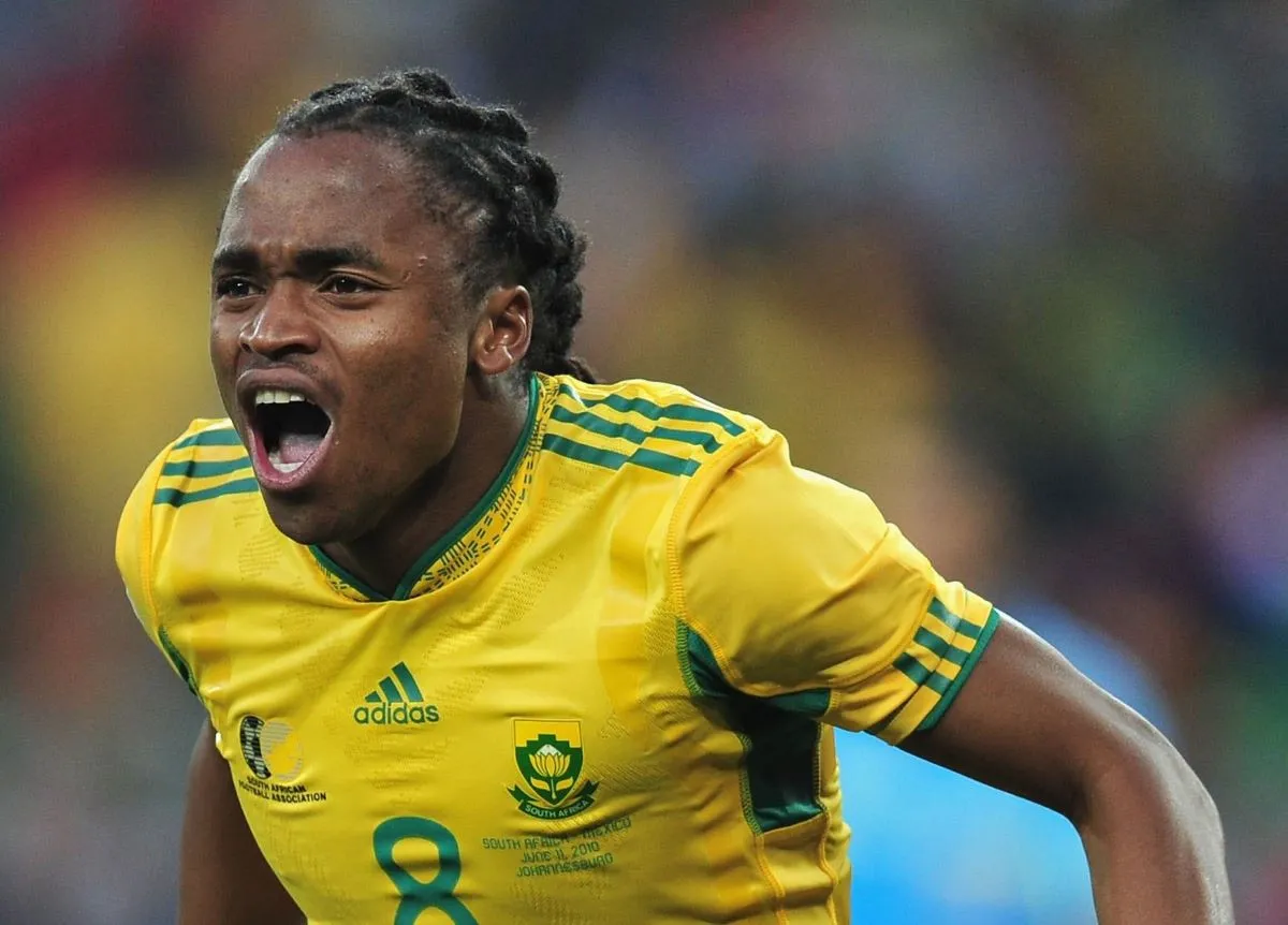 Full list of players who scored Bafana Bafana’s World Cup goals