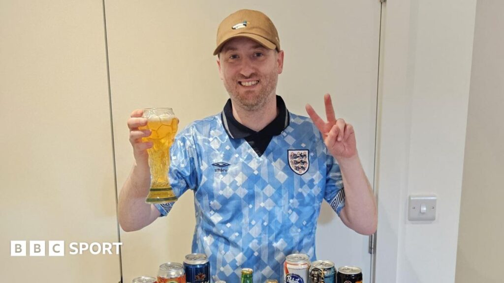 World Cup 2026: Meet the England fan who collected a beer from every nation