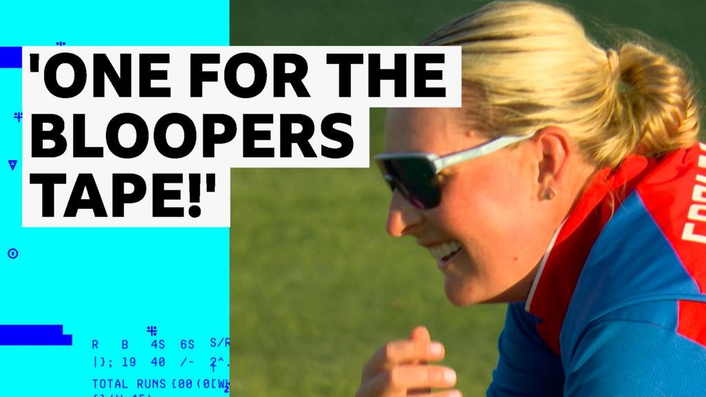 England v India Third T20: Sophie Ecclestone misses simple run-out as India set England 181 to win