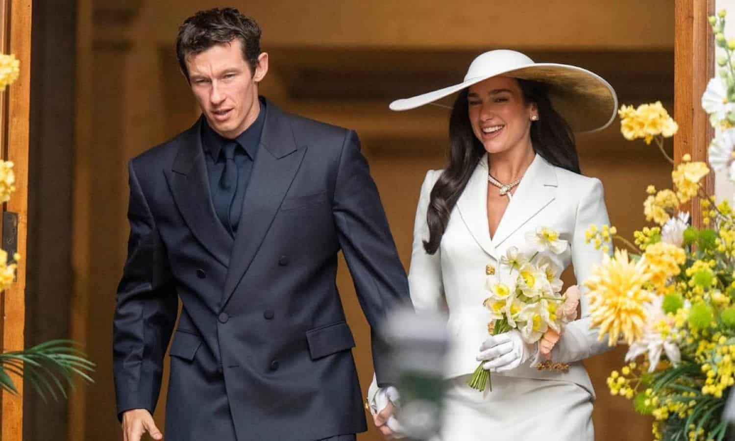 Dua Lipa and Callum Turner tie the knot in a private London ceremony [PICS]
