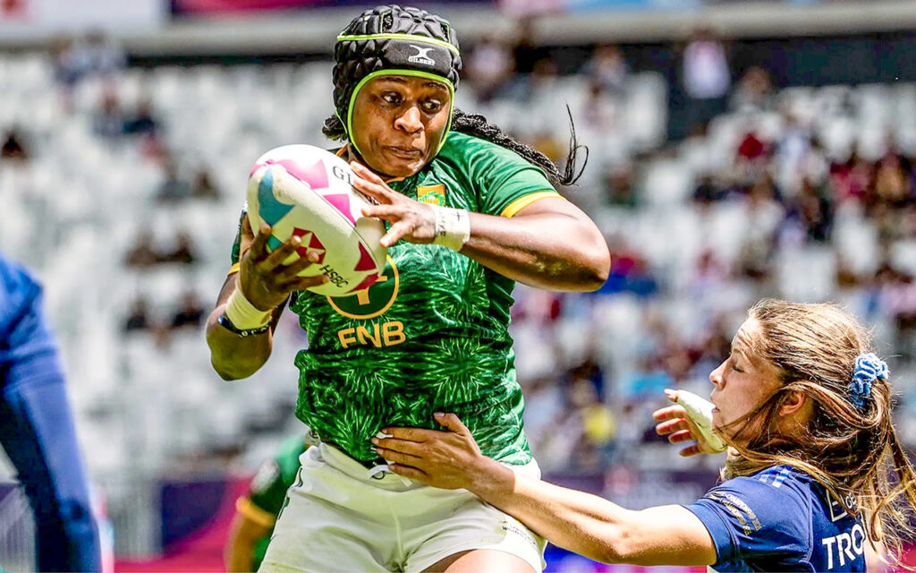 Springbok Women’s Sevens Suffer Tough Opening Day Against France and New Zealand in Bordeaux