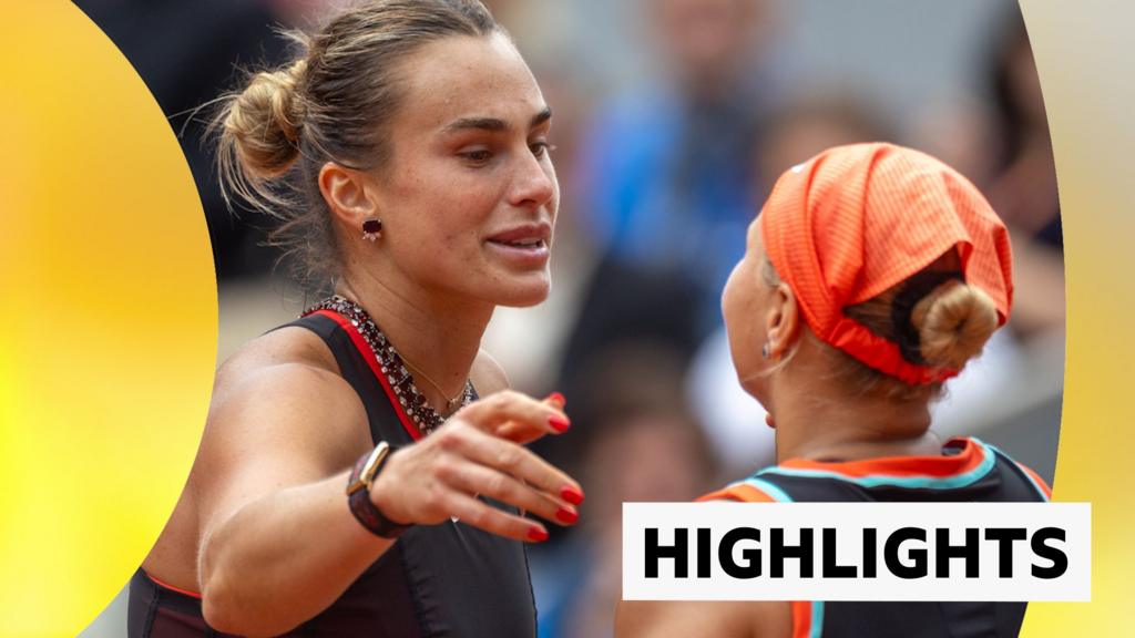 Sabalenka suffers shock French Open loss to Shnaider