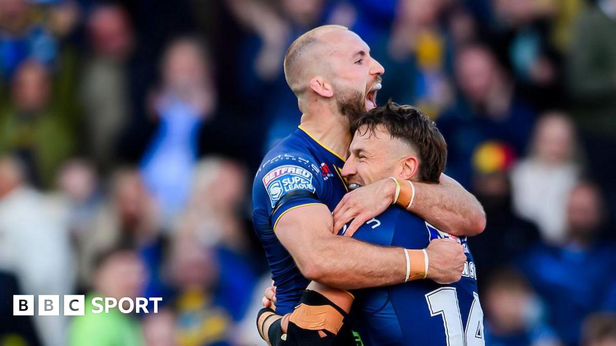 Super League: Leeds Rhinos 24-16 St Helens – Hosts go two points clear at top