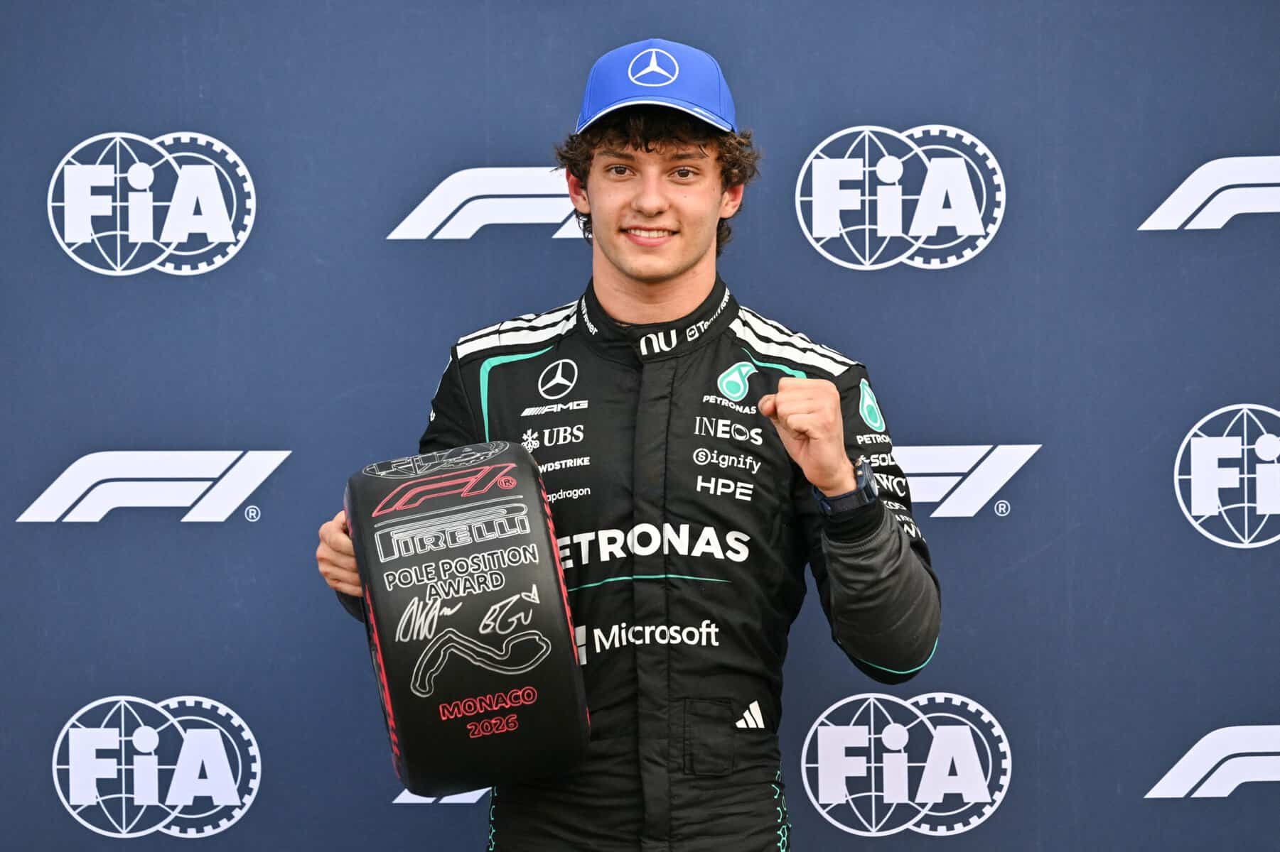 Antonelli takes pole for Monaco F1 Grand Prix