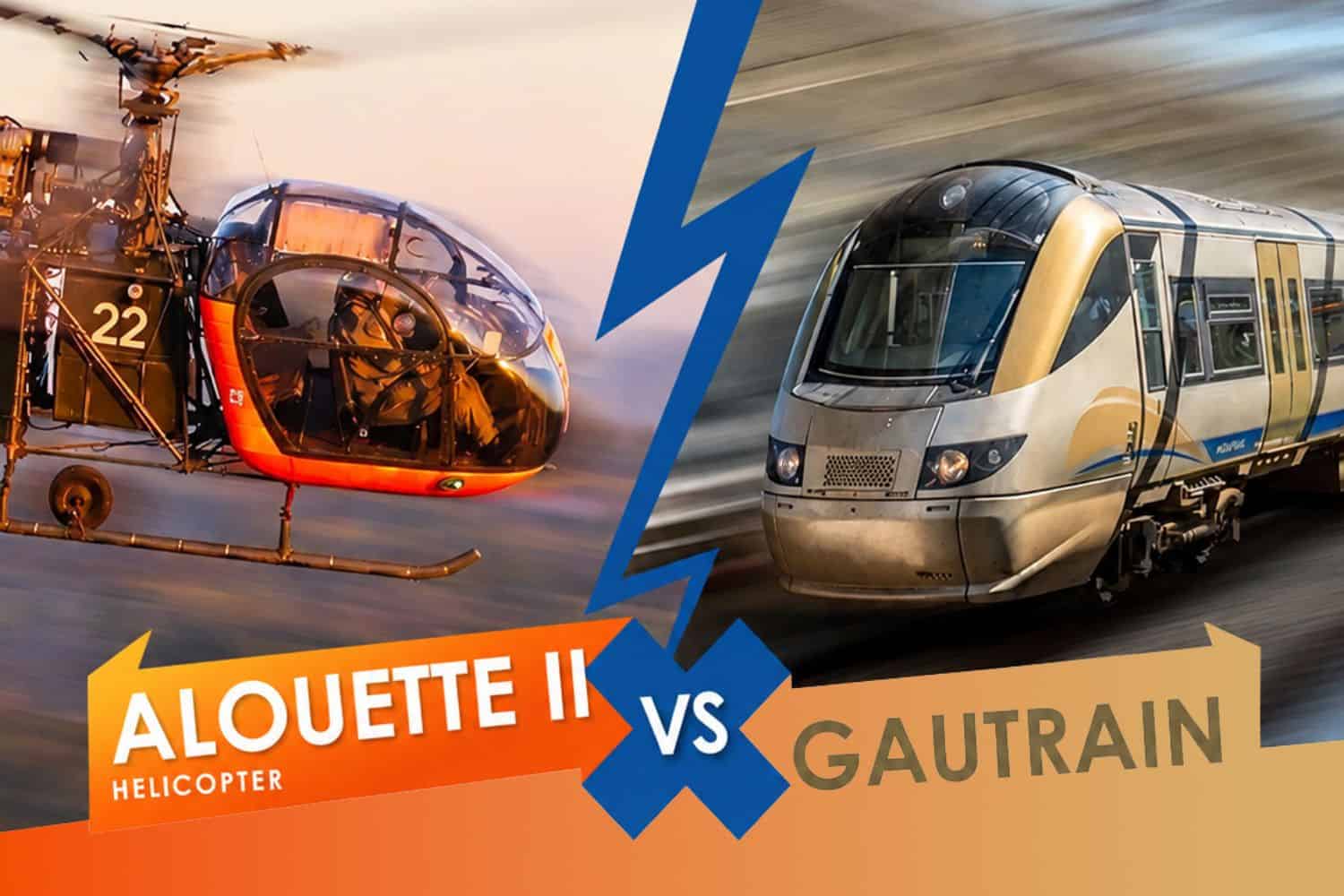 WATCH Did blades beat rails? SAAF Alouette vs Gautrain, this is who won