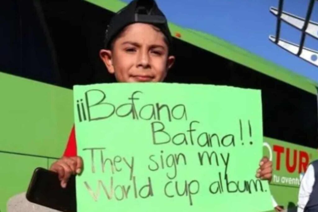 WATCH: Young Mexican fan’s dream comes true as Bafana Bafana shine off the pitch