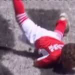 Watch: Face plant can’t stop cute ball kid