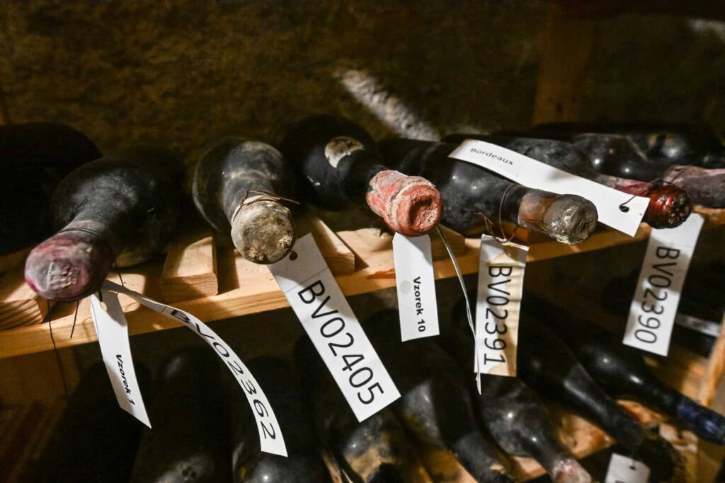 Rare 130-year wartime French wine restored in Czech castle