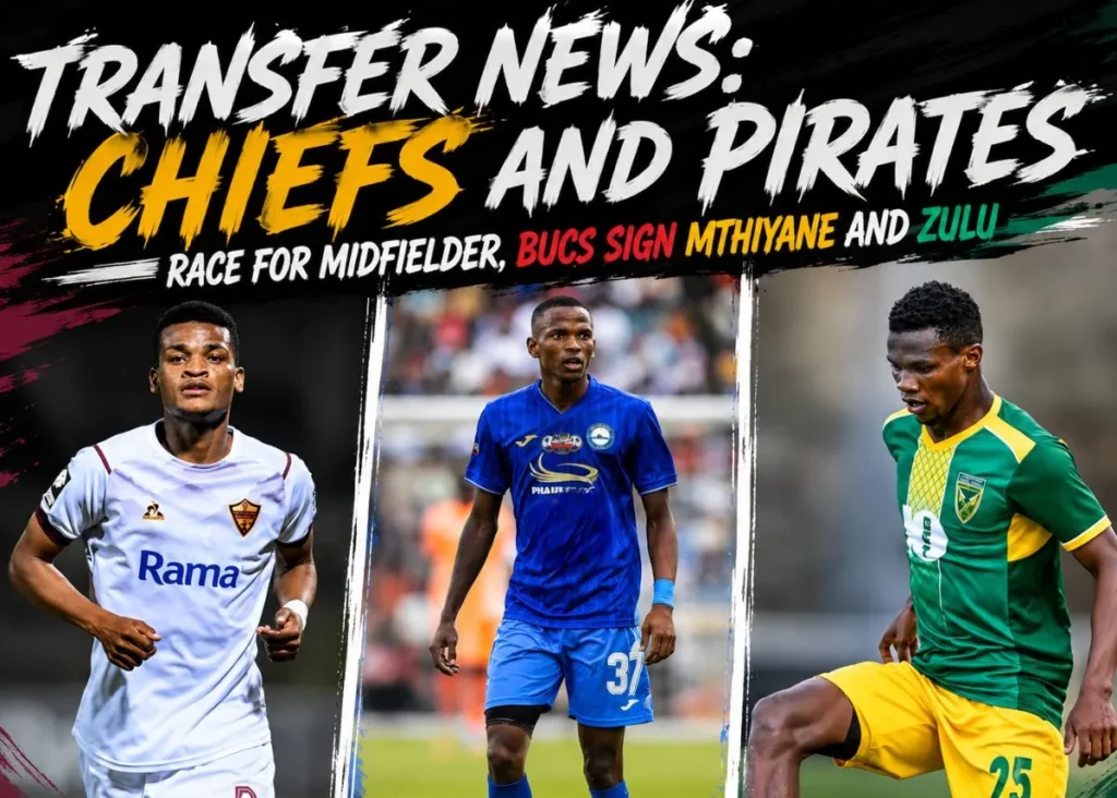 Transfer News: Chiefs and Pirates race for midfielder, Bucs sign Mthiyane and Zulu