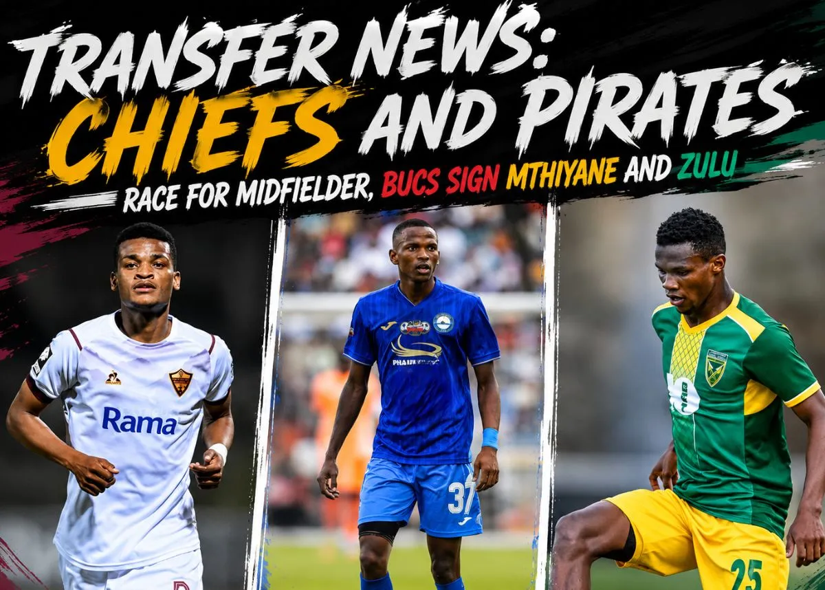 Transfer News: Chiefs and Pirates race for midfielder, Bucs sign Mthiyane and Zulu