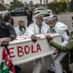 Kenyan president defends US Ebola centre amid protests