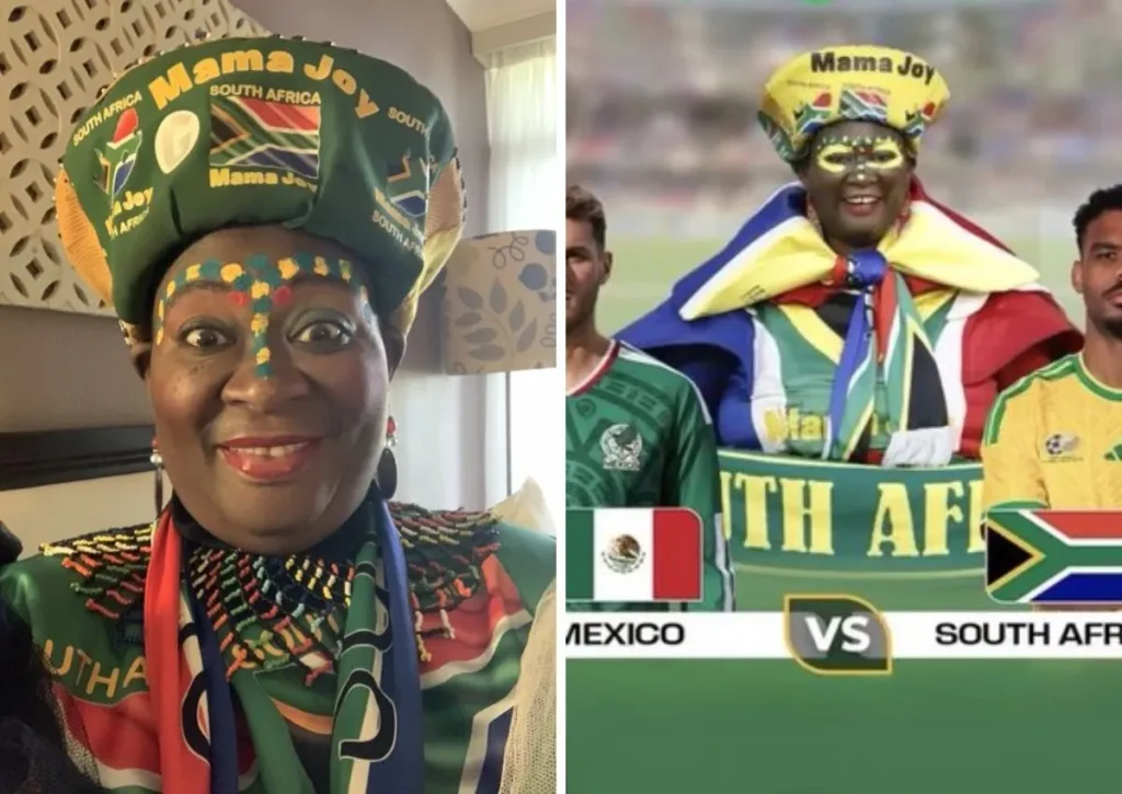 Who’s paying? Mama Joy to watch ALL Bafana World Cup matches
