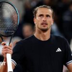 French Open 2026 results: Alexander Zverev beats Rafael Jodar to reach semi-finals