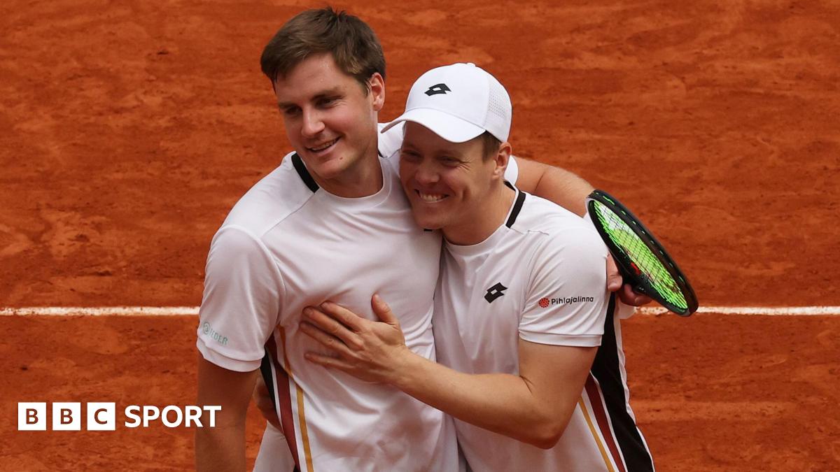 French Open 2026 results: GB’s Henry Patten and Finland’s Harri Heliovaara reach Roland Garros final